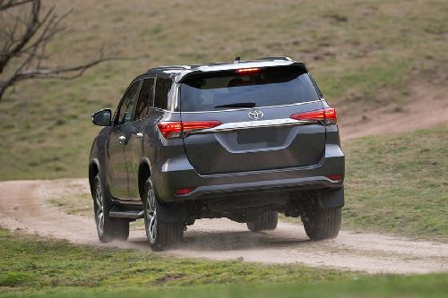 Rear Medium View of Toyota Fortuner Rear Medium View of Toyota Fortuner