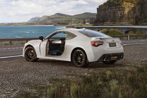 Rear Cross View of Toyota 86 Rear Cross View of Toyota 86