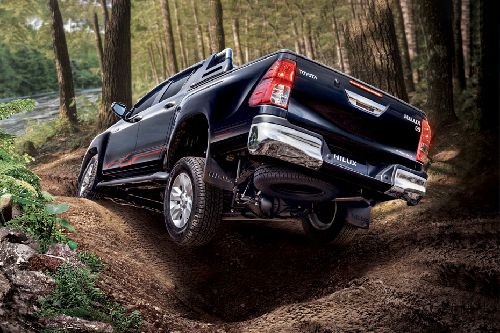 Hilux Rear Low Angle View Hilux Rear Low Angle View