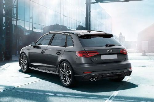 Rear Cross Side View of Audi A3 Sportback Rear Cross Side View of Audi A3 Sportback