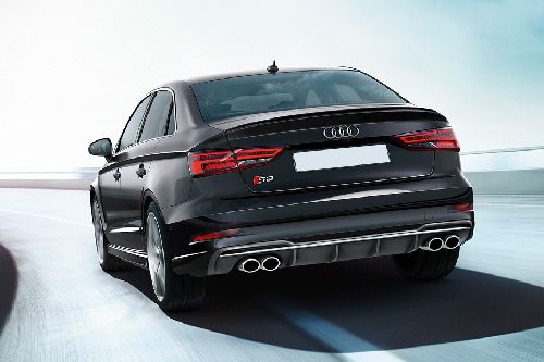 Rear Cross Side View of Audi S3 Sedan Rear Cross Side View of Audi S3 Sedan