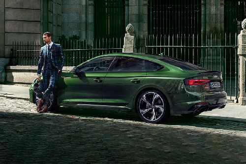 Rear Cross Side View of Audi RS 5 Sportback Rear Cross Side View of Audi RS 5 Sportback