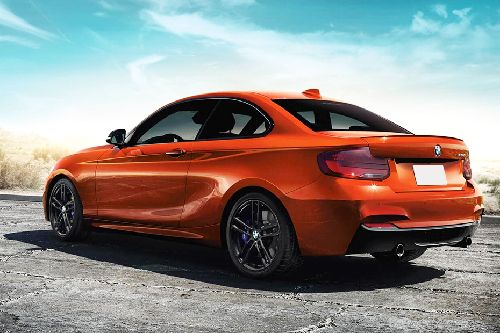 Rear Cross Side View of BMW 2 Series Coupe Rear Cross Side View of BMW 2 Series Coupe