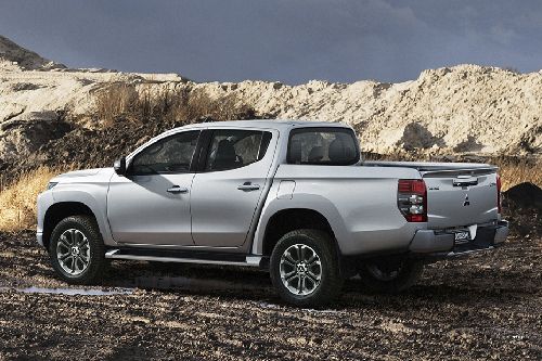 Rear Cross Side View of Mitsubishi Triton Rear Cross Side View of Mitsubishi Triton