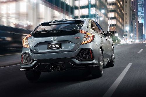 Civic Hatchback Rear angle view Civic Hatchback Rear angle view