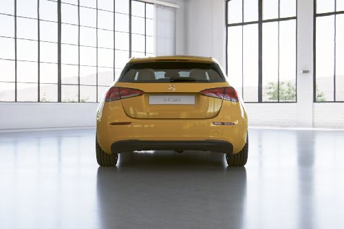 Full Rear View of Mercedes Benz A-Class Hatchback Full Rear View of Mercedes Benz A-Class Hatchback