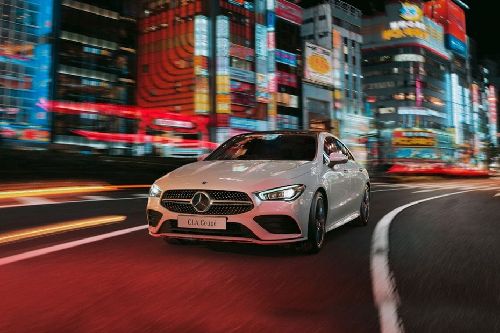 Mercedes Benz CLA Coupe Front Side View Mercedes Benz CLA Coupe Front Side View