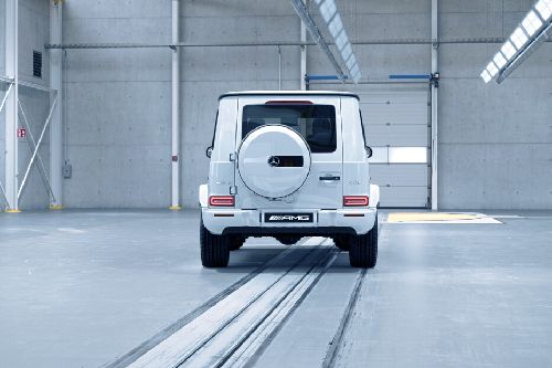 Full Rear View of Mercedes Benz G-Class SUV Full Rear View of Mercedes Benz G-Class SUV
