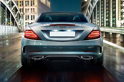 Full Rear View of Mercedes Benz SLC Roadster Full Rear View of Mercedes Benz SLC Roadster
