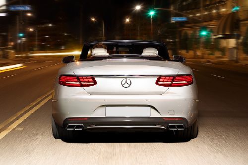 Full Rear View of Mercedes Benz S-Class Cabriolet Full Rear View of Mercedes Benz S-Class Cabriolet