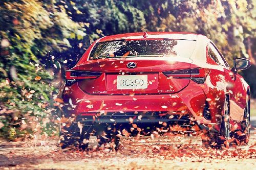 Full Rear View of Lexus RC Full Rear View of Lexus RC