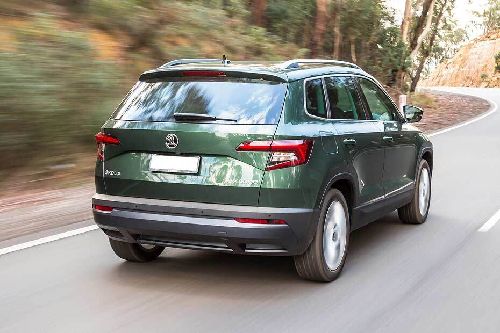 Karoq Rear angle view Karoq Rear angle view