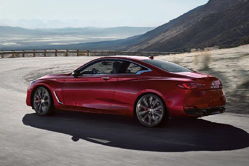 Rear Cross Side View of Infiniti Q60