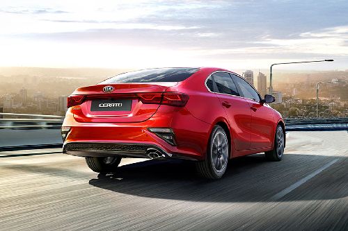 Cerato Sedan Rear angle view Cerato Sedan Rear angle view