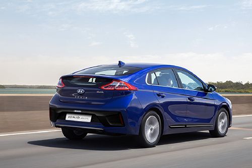 Ioniq Electric Rear angle view Ioniq Electric Rear angle view