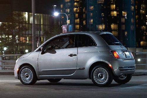 Rear Cross View of Fiat 500 Rear Cross View of Fiat 500