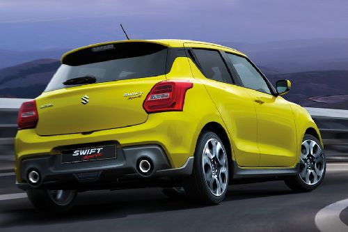 Swift Sport Rear angle view