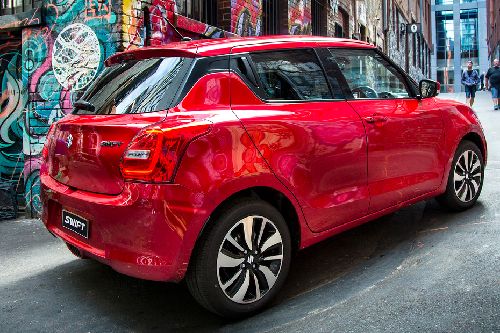 Swift Rear angle view Swift Rear angle view