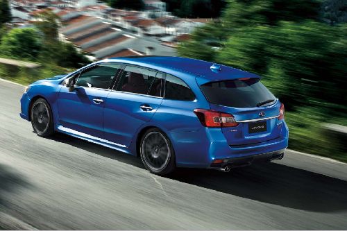 Rear Cross View of Subaru Levorg Rear Cross View of Subaru Levorg