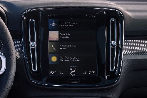 Front AC Controls of Volvo XC40