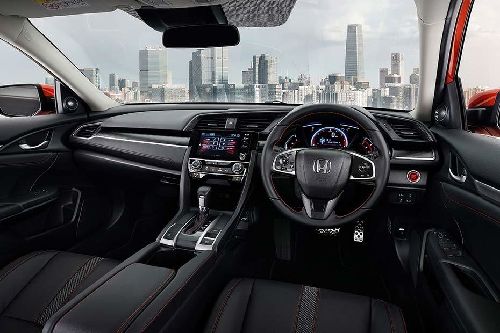 Dashboard View of Civic Sedan Dashboard View of Civic Sedan