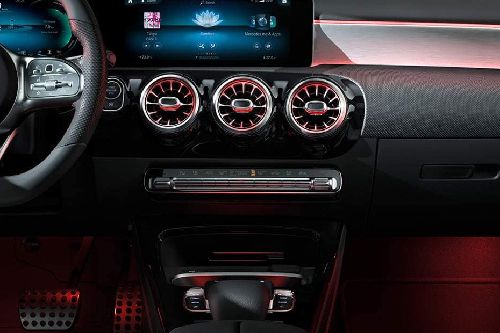 Front AC Controls of Mercedes Benz A-Class Sedan 