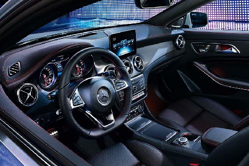 Dashboard View of CLA Shooting Brake