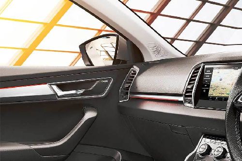 door handle interior of Skoda Karoq door handle interior of Skoda Karoq