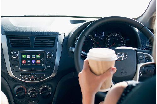 Dashboard View of Accent Sedan Dashboard View of Accent Sedan