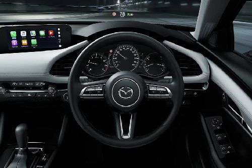 Dashboard View of 3 Sedan Dashboard View of 3 Sedan